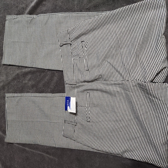 Apt. 9 Black and White Straight Leg Pants - Picture 8 of 10